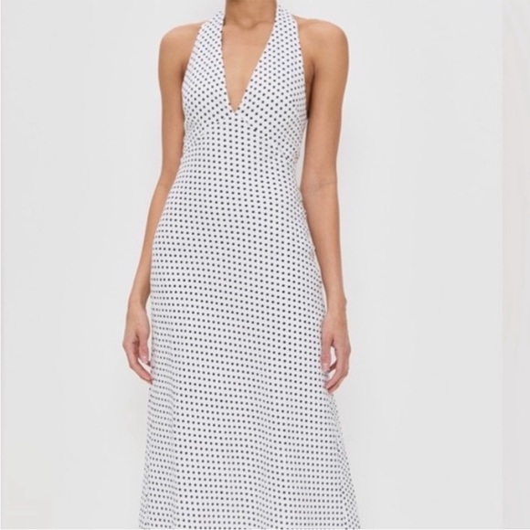 NWT • Delilah linen dress in eclipse dot - Picture 4 of 9